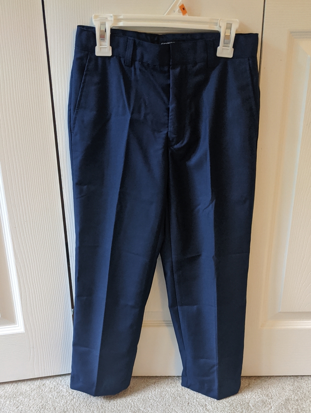 Gioberti Boys Size 7 Navy Dress Pants - Classic Straight Fit